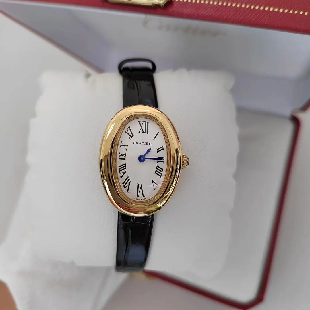 Relógio Inspiração Cart Baigny em Couro