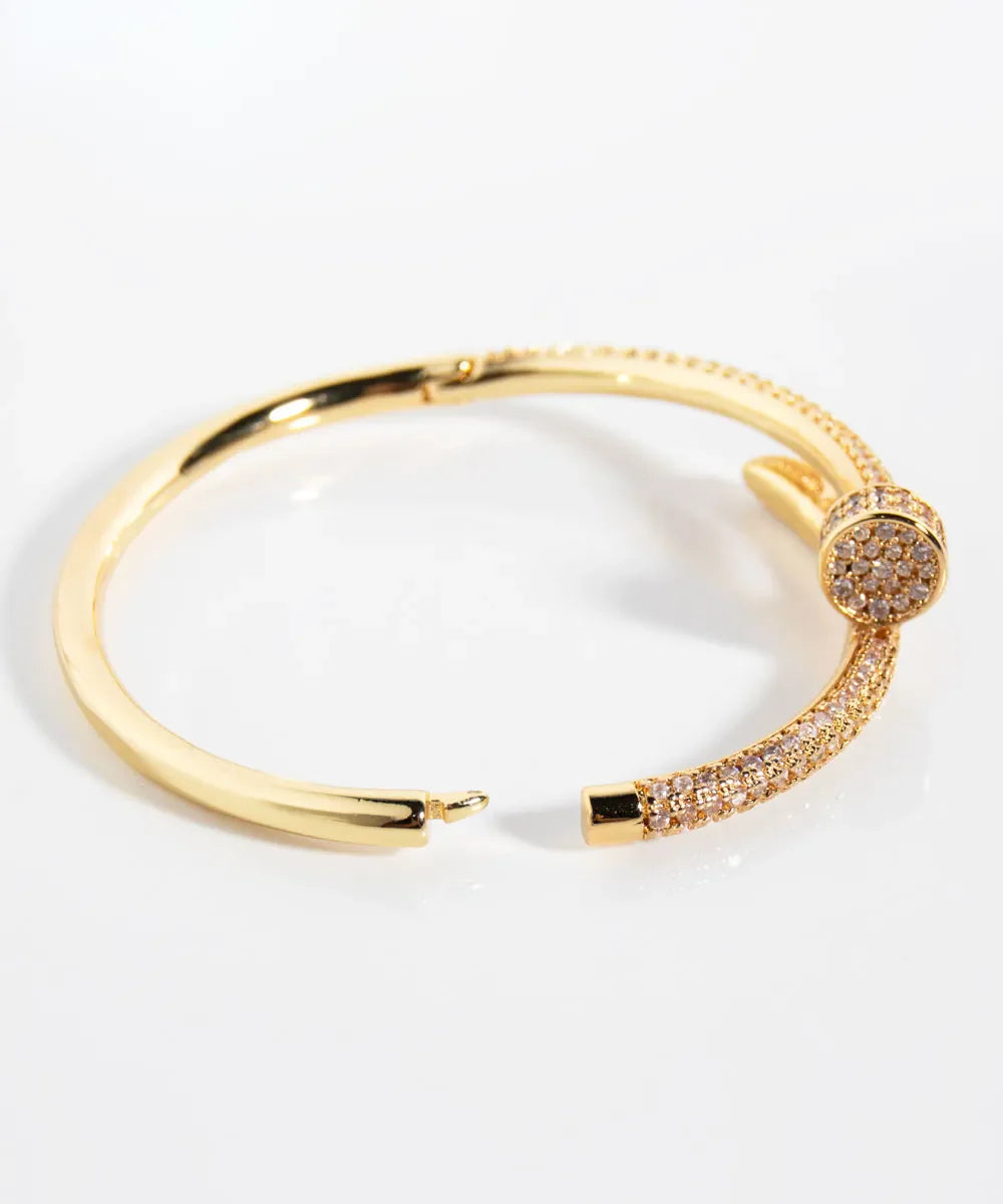 Bracelete Prego Cravejado