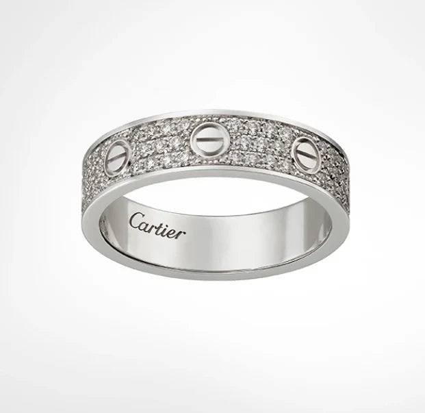 Anel Inspiração Cart Cravejado Premium