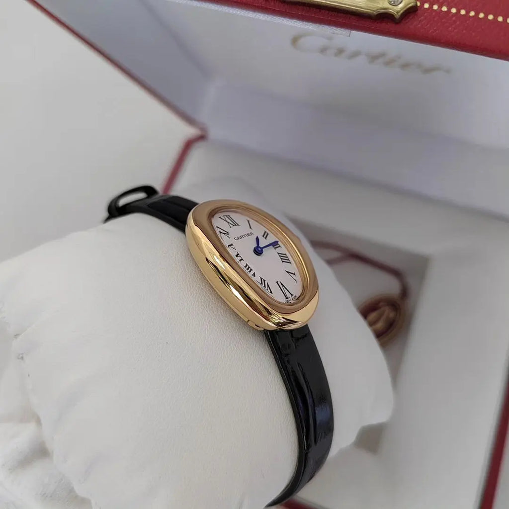 Relógio Inspiração Cart Baigny em Couro