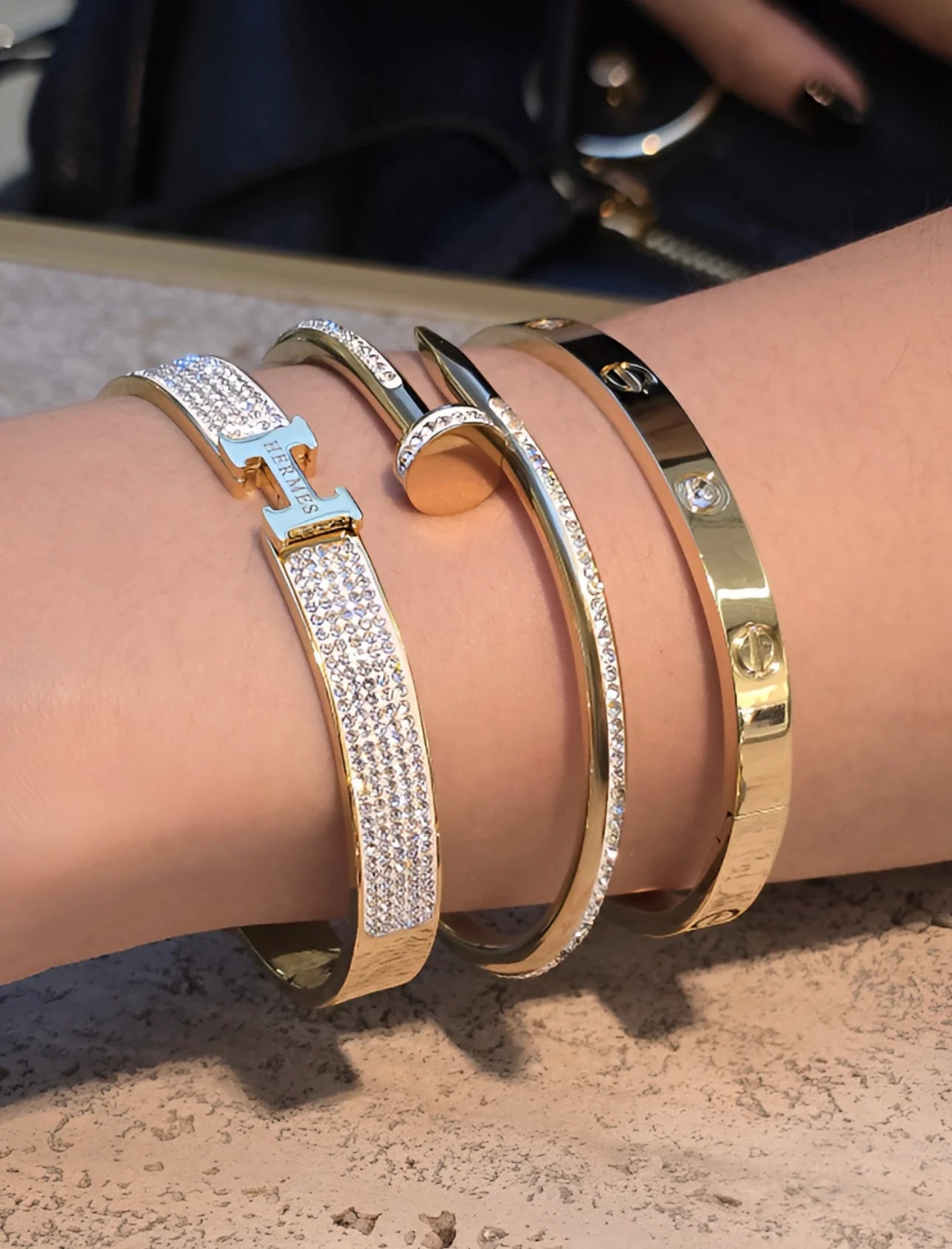 Bracelete HM Cravejado