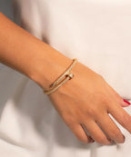 Bracelete Prego Cravejado