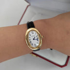 Relógio Inspiração Cart Baigny em Couro