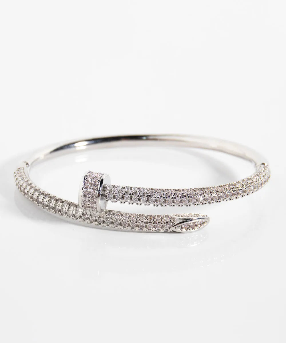 Bracelete Prego Cravejado