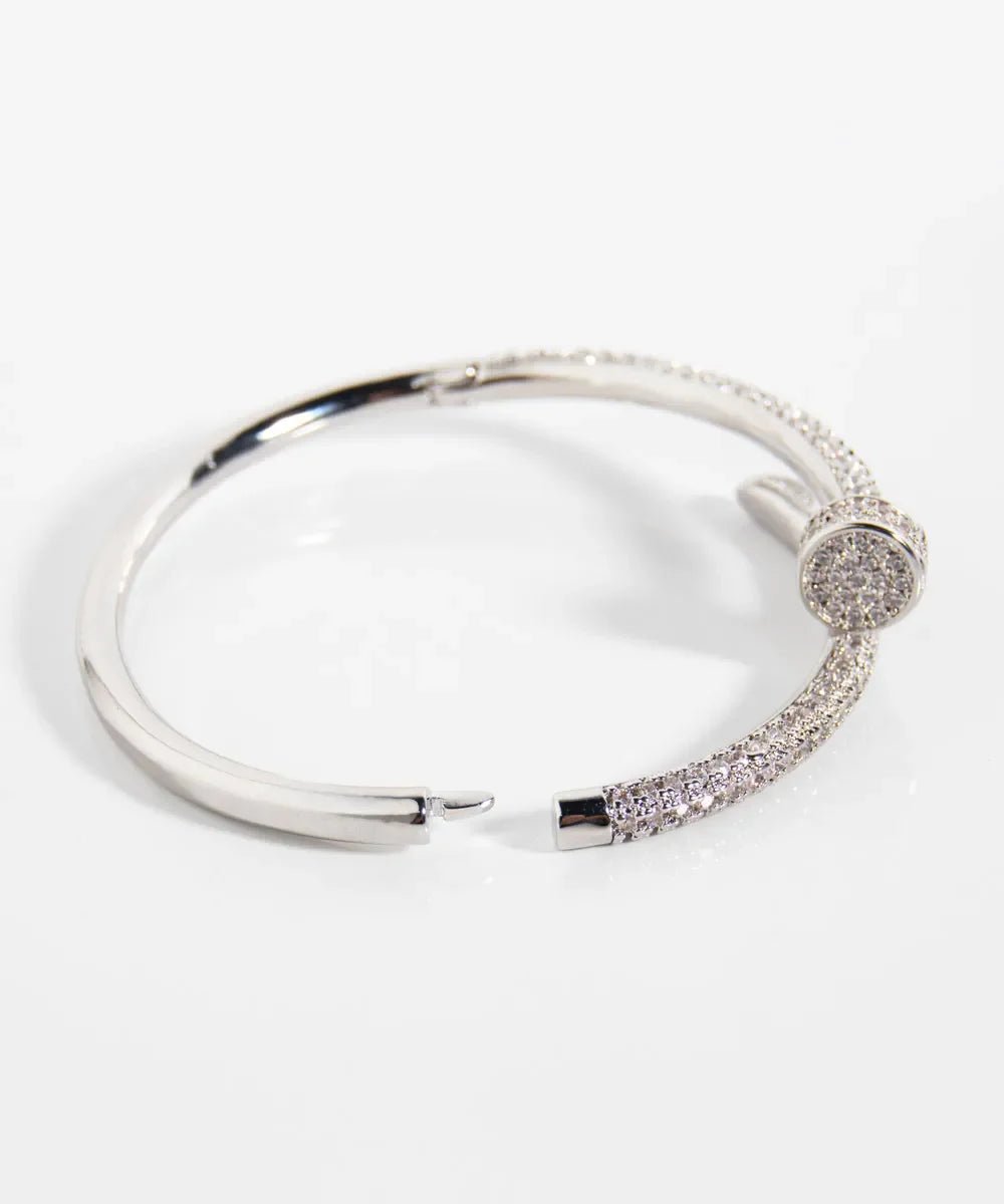 Bracelete Prego Cravejado